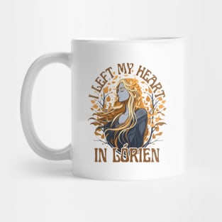 I Left My Heart in Lórien - Golden Leaves - Fantasy Mug